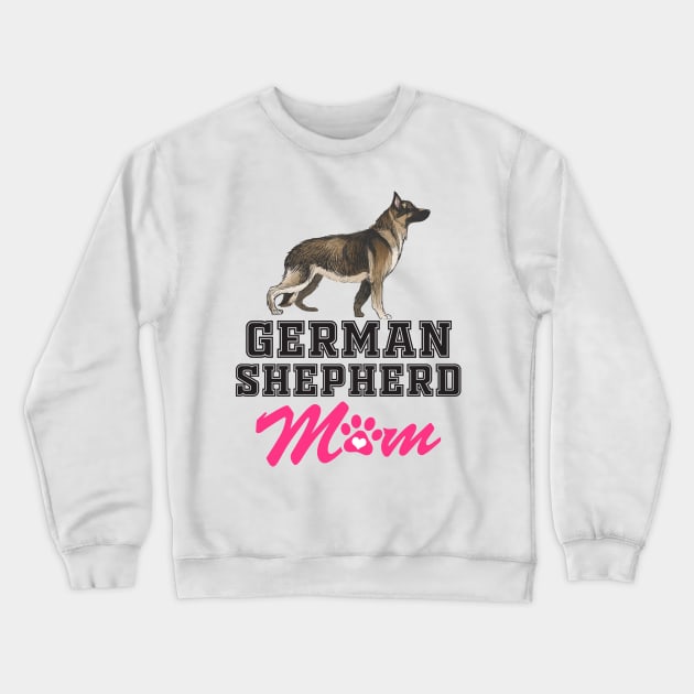 German Shepherd mom Crewneck Sweatshirt by Work Memes